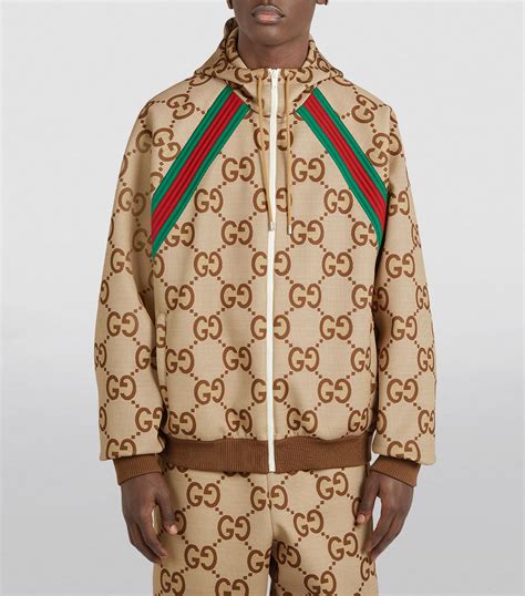 cheap gucci jackets mens|gucci gg print jacket men's.